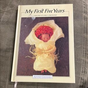 Vintage Anne Geddes First Five years Baby Record Book